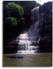 Kayaking to Burgess Falls