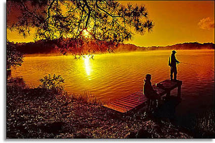 Lake Catherine Sunset Fishing